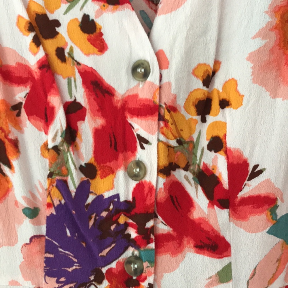 H&M Button Down Floral Dress - Picture 3 of 7
